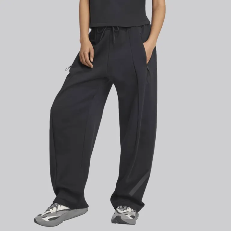 adidas Damen Z.N.E Open Hem Trainingshose Schwarz