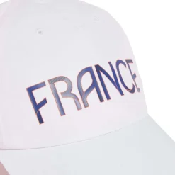 adidas FFR Team Frankreich Tech Kappe Weiß