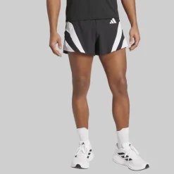 adidas Herren Adizero Archive Lauf Gel Shorts Schwarz