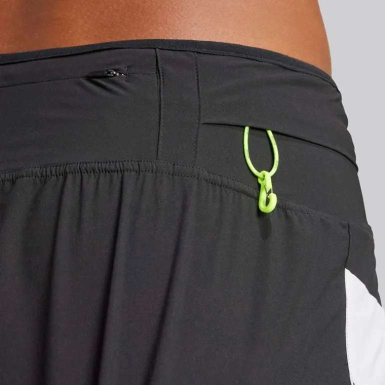 adidas Herren Adizero Archive Lauf Gel Shorts Schwarz