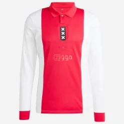 adidas Herren AFC Ajax Amsterdam 125 Jahre Jubiläum Langarm Trikot Weiß