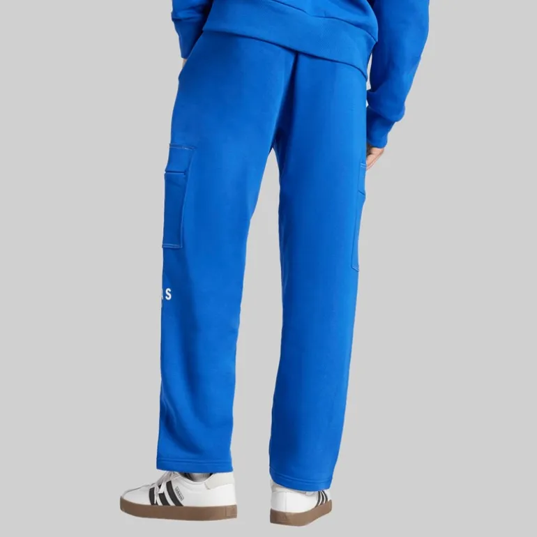 adidas Herren ALL SZN Fleece lockere Cargohosen Royal Blue/Off White