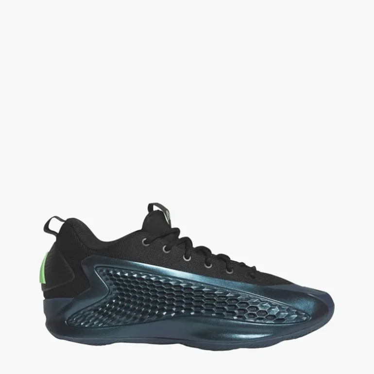 adidas Herren Anthony Edwards 1 Low 'Metamorphosis' Basketball Schuhe Arctic Night/Core Black/Screaming Green