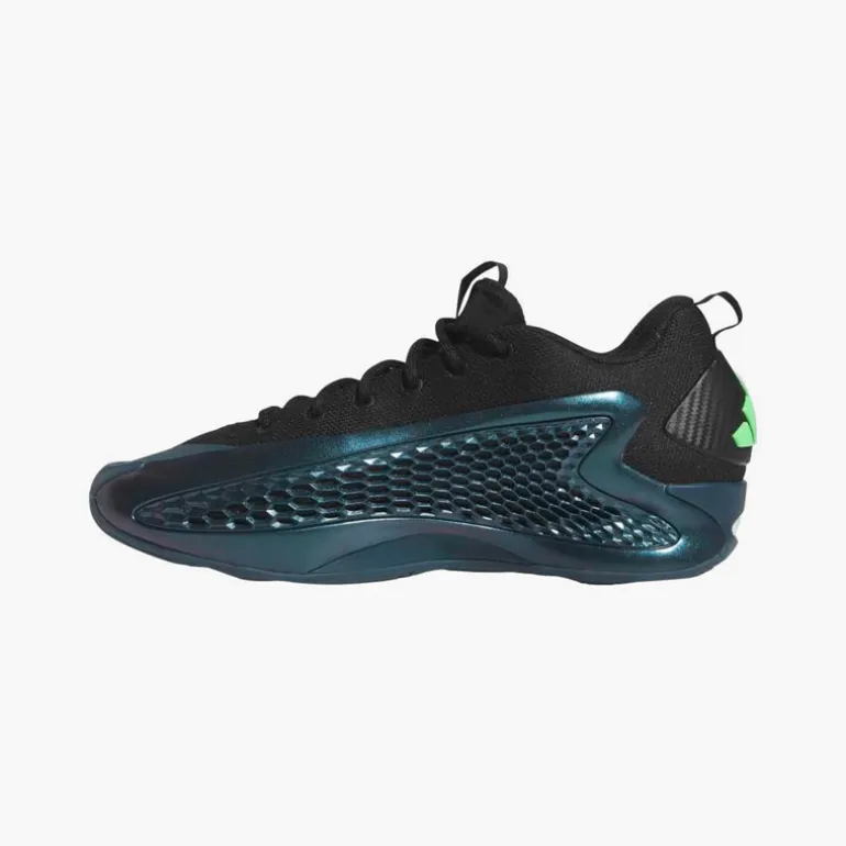 adidas Herren Anthony Edwards 1 Low 'Metamorphosis' Basketball Schuhe Arctic Night/Core Black/Screaming Green