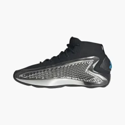 adidas Herren Anthony Edwards 1 Mid 'Chrome' Basketballschuhe Core Black/Silver Metallic/Core Black