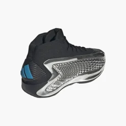adidas Herren Anthony Edwards 1 Mid 'Chrome' Basketballschuhe Core Black/Silver Metallic/Core Black