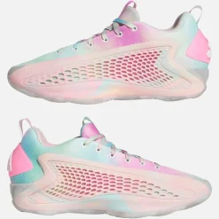 adidas Herren Anthony Edwards 1 Low Trainer Cloud White/Acid Orange/Bliss Pink
