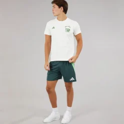 adidas Herren Berlin Snack Grafik T Shirt Off White