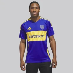 adidas Herren Cabj Boca Juniors 24/25 Heimtrikot Semi Lucid Blue/Bold Gold