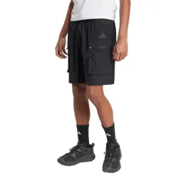 adidas Herren City Escape Gewebte Shorts Schwarz