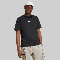 adidas Herren City Escape Space Grafik T Shirt Schwarz