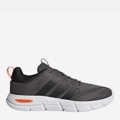 adidas Herren Cloudfoam Flex Rapidfit Turnschuhe Charcoal/Carbon/Lucid Orange