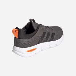 adidas Herren Cloudfoam Flex Rapidfit Turnschuhe Charcoal/Carbon/Lucid Orange