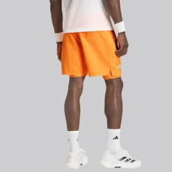 adidas Herren Club Climacool 2 in 1 Shorts Lucid Tangerine