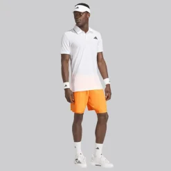 adidas Herren Club Climacool 2 in 1 Shorts Lucid Tangerine