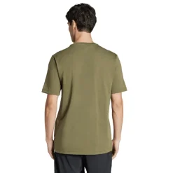 adidas Herren Codes Camo Grafik T Shirt Olive Strata