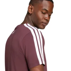 adidas Herren Codes Collegiate Linear Grafik T Shirt Aurora Ruby