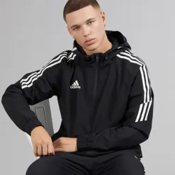 adidas Herren Condivo 22 All Wetter Jacke Schwarz