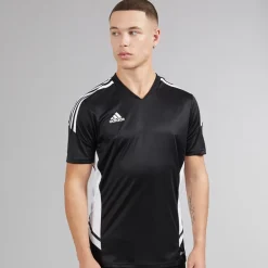 adidas Herren Condivo 22 T Shirt Schwarz/Weiß