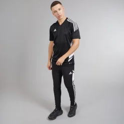 adidas Herren Condivo 22 T Shirt Schwarz/Weiß