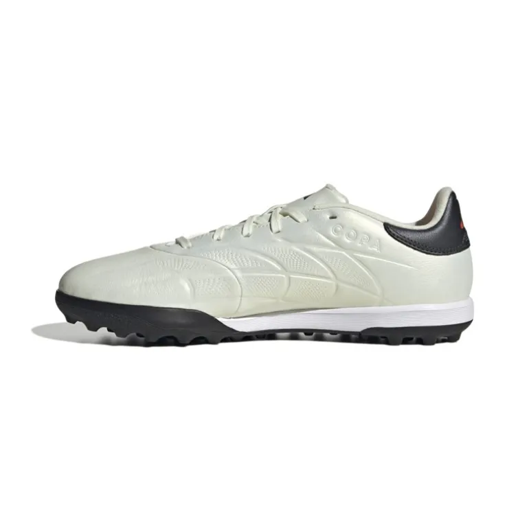 adidas Herren Copa Pure 2 League Solar Energy Pack TF Kunstrasen Fußballschuhe Ivory/Core Black/Solar Red
