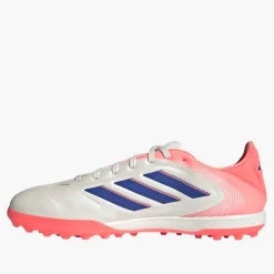 adidas Herren Copa Pure 3 Pro Coral Blaze Pack TF Astro Fußballschuhe Off White/Lucid Blue/Signal Coral