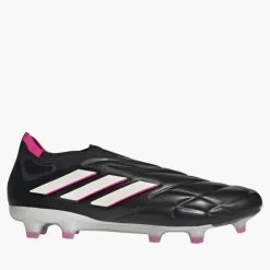 adidas Herren Copa Pure+ Schnürlose Own Your Football Pack FG Kunstrasen Fußballschuhe Core Black/Zero Metalic/Team Shock Pink