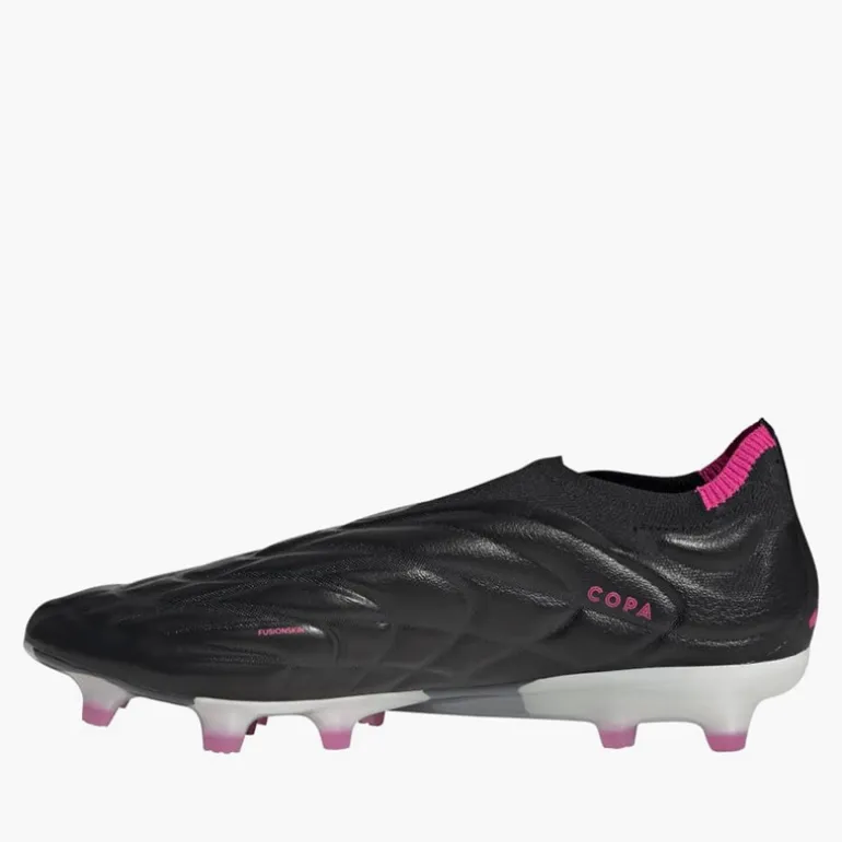 adidas Herren Copa Pure+ Schnürlose Own Your Football Pack FG Kunstrasen Fußballschuhe Core Black/Zero Metalic/Team Shock Pink