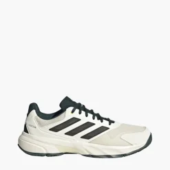 adidas Herren Courtjam Control 3 Tennisschuhe Off White/Silver Metallic/Aurora Ivory