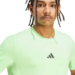 adidas Herren Designed For Training Workout T Shirt Lime Burst