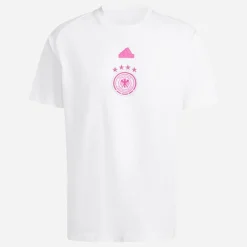 adidas Herren DFB Deutschland 24 Reise T Shirt Weiß