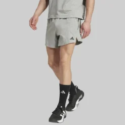 adidas Herren D4T Workout French Terry Shorts Medium Grey Heather