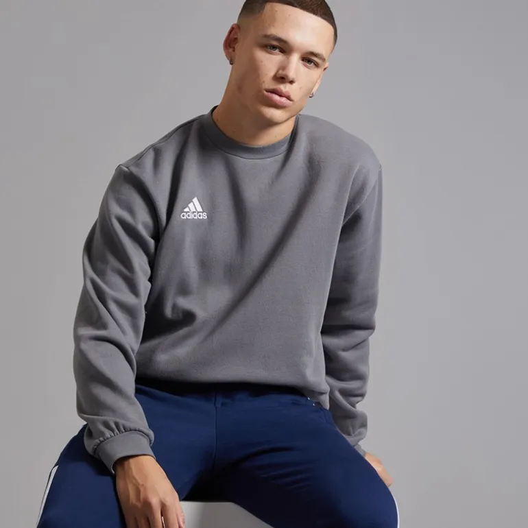 adidas Herren Entrada 22 Sweatshirt Team Grey Four