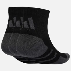 adidas Herren Essentials Climacool Drei Paar Viertel Socken Schwarz/Grey Six