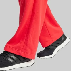 adidas Herren Essentials Weiter Bein 3 Streifen Logo Jogginghose Pure Ruby/Schwarz