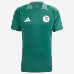 adidas Herren FAF Algerien Tiro 24 Trainings Trikot Dark Green
