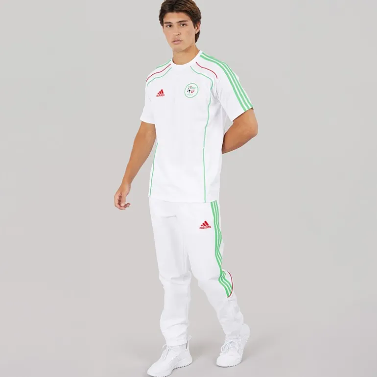 adidas Herren FAF Algerien Trainingshose Weiß