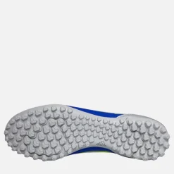 adidas Herren F50 Club Messi La Vida Rapida Pack Kunstrasen Fußballschuhe Silver Metallic/Solar Yellow/Lucid Blue
