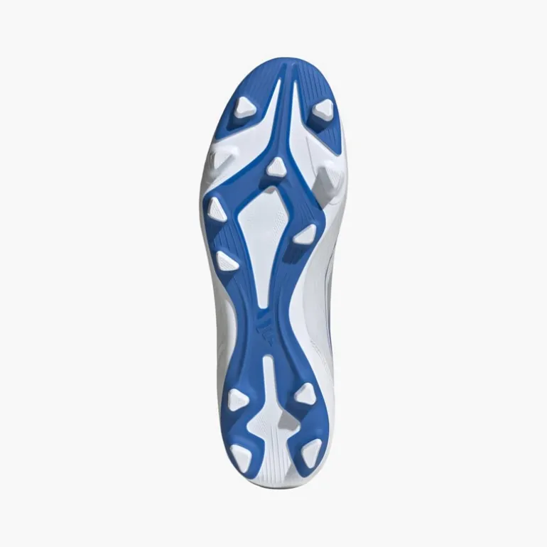 adidas Herren F50 Club Polar Victory Pack FG Kunstrasen Fußballschuhe Weiß/Silver Metallic/Weiß