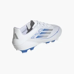 adidas Herren F50 Club Polar Victory Pack FG Kunstrasen Fußballschuhe Weiß/Silver Metallic/Weiß