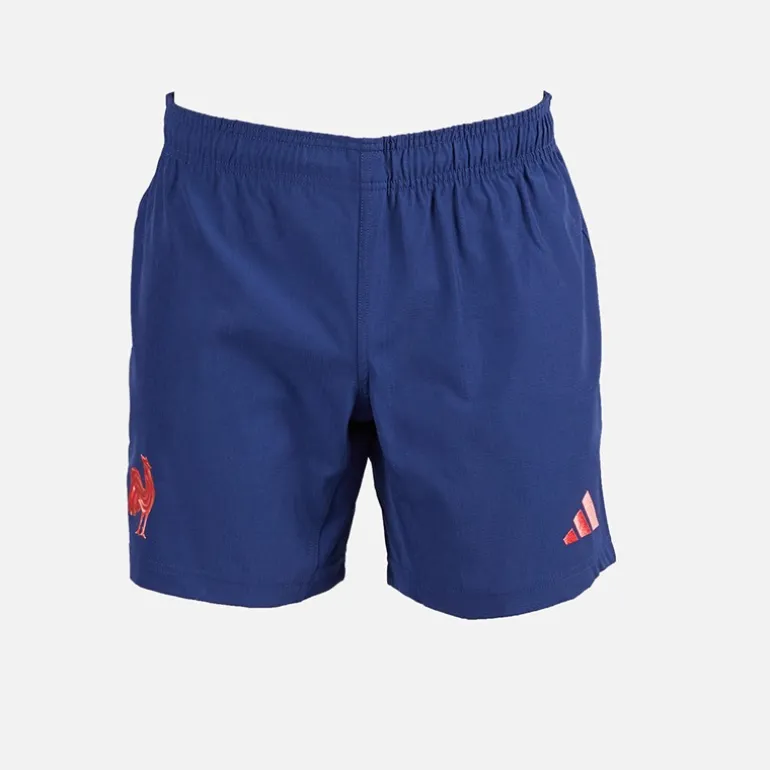 adidas Herren FFC Frankreich Rugby Auswärts Shorts Dark Blue