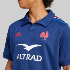 adidas Herren FFR Frankreich Rugby 24/25 Heim Trikot Dark Blue
