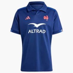 adidas Herren FFR Frankreich Rugby 24/25 Heim Trikot Dark Blue