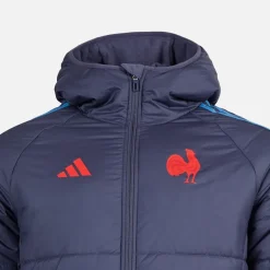 adidas Herren FFR Frankreich Rugby Winter Jacke Shadow Navy