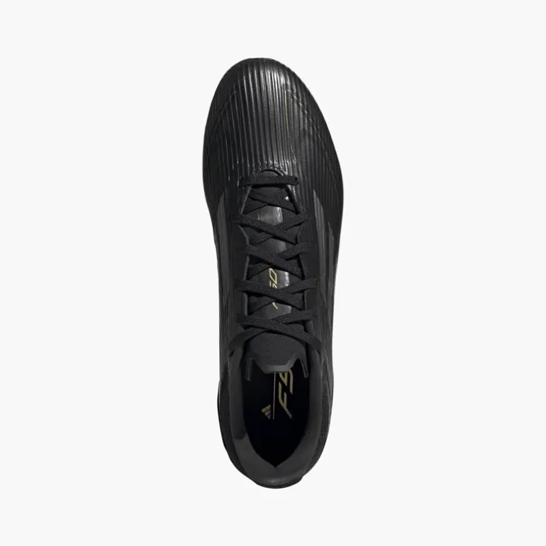 adidas Herren F50 League Dark Spark Pack FG/MG Fußballschuhe festen/multi Boden Core Black/Iron Metallic/Gold Metallic
