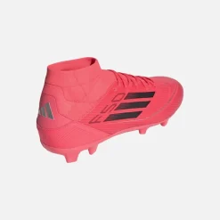 adidas Herren F50 League Mid Vivid Horizon Pack FG/MG Fester Boden/Mehrzweckboden Fußballschuhe Turbo Pink/Aurora Schwarz/Platin Metallic Turbo (Pink)/Aurora Black/Platinum Metallic