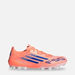 adidas Herren F50 Liga AG Kunstrasen Fußballschuhe Beam Orange/Lucid Blue /Cloud White Beam Orange/Lucid Blue/Cloud White