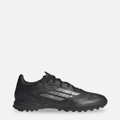adidas Herren F50 Liga Dark Spark Pack TF Kunstrasen Fußballschuhe Core Black/Iron Metallic/Gold Metallic