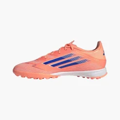 adidas Herren F50 Liga TF Kunstrasen Fußballschuhe Beam Orange/Lucid Blue/Cloud White