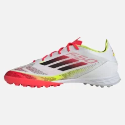adidas Herren F50 Pro TF Kunstrasen Fussballschuhe Cloud White/Core Black/Solar Yellow